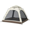 Палатка NATUREHIKE ANGO AUTOMATIC CNK2550WS010 большая, бежевая с коричневым 6975641887799