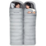 Ультралёгкий спальный мешок NATUREHIKE RM40 Series Утиный пух Grey Size M, 6927595707159